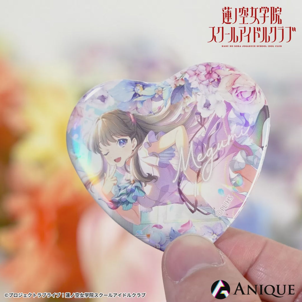 安養寺姫芽 18枚 缶バッジ 蓮ノ空 ハート ラブライブ 安養寺姫芽