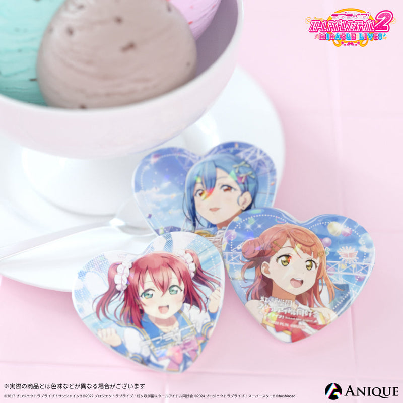 ラブライブ 虹ヶ咲 にじたび 缶バッジ 上原歩夢 福岡 ユニット柄 ラブ