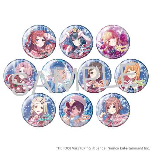 真城優 クラス対抗初星大運動会 公式グリッター缶バッジ 限定品 未開封