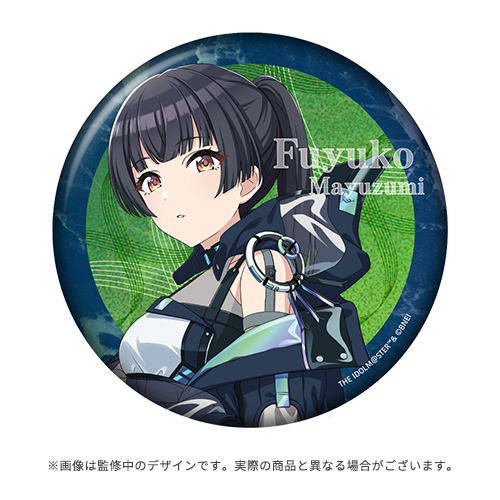 シャニマス 大崎甜花 アイマスエキスポ EXPO 公式グリッター缶バッジ