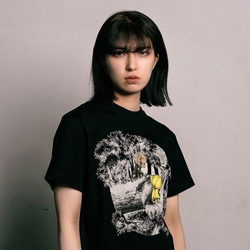 リトルナイトメア2 × TORCH TORCH/ モノとシックスのTシャツ ブラック