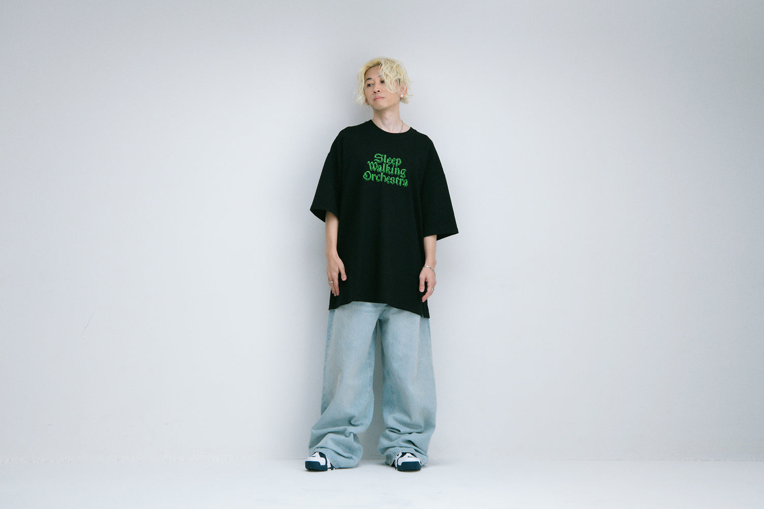 BUMP BUMP OF CHICKEN ビッグシルエットTシャツ ホワイト OF CHICKEN SHOP