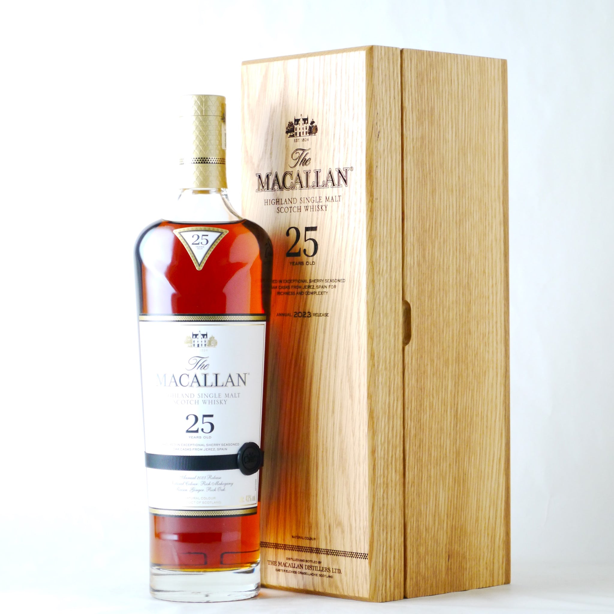 マッカランアニバーサリー 25年 ザマッカラン 空箱 箱 ザ・マッカラン