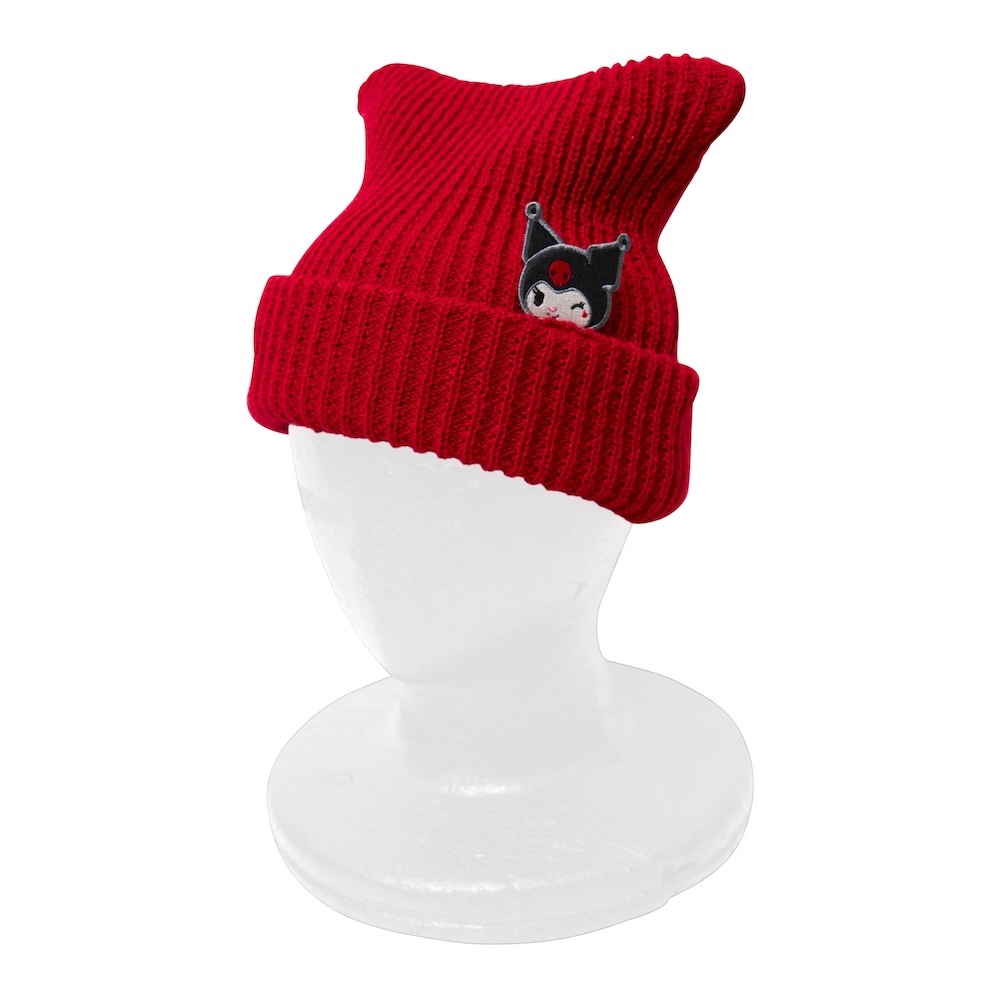 ニットキャップ＜KUROMI＞（RED） | BABYMONSTER ONLINE SHOP