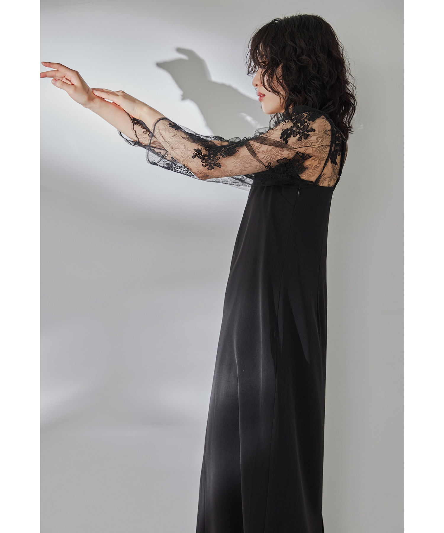 マルチレイヤードセットドレス ブラウン マルチレイヤードセットドレス