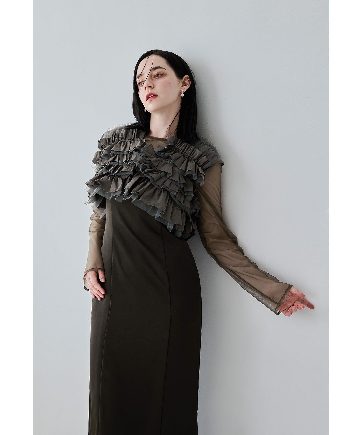 タフタチュールベストセットドレス 3点セット ボレロ ブラウス