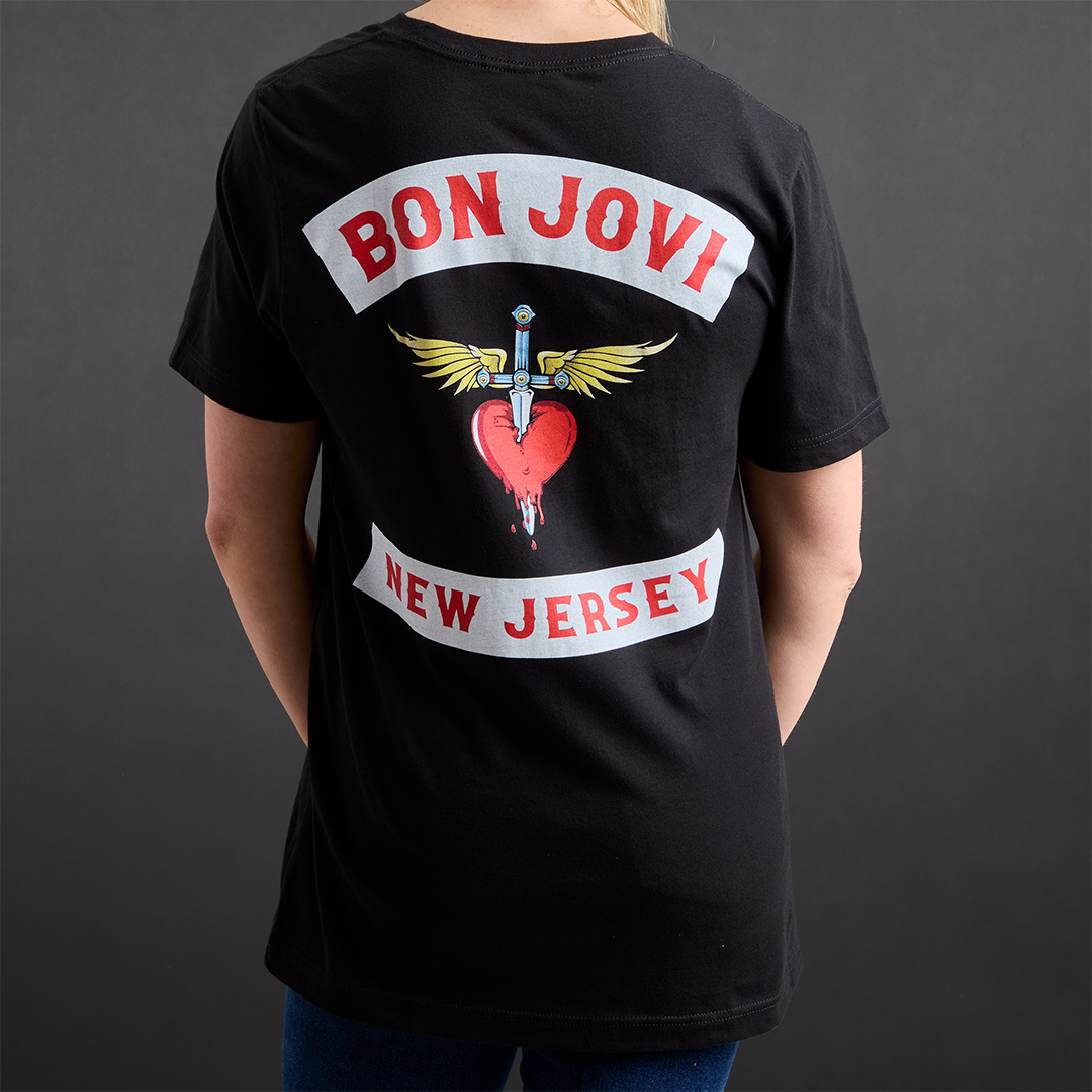 New Jersey Black T-Shirt - Bon Jovi Official Store
