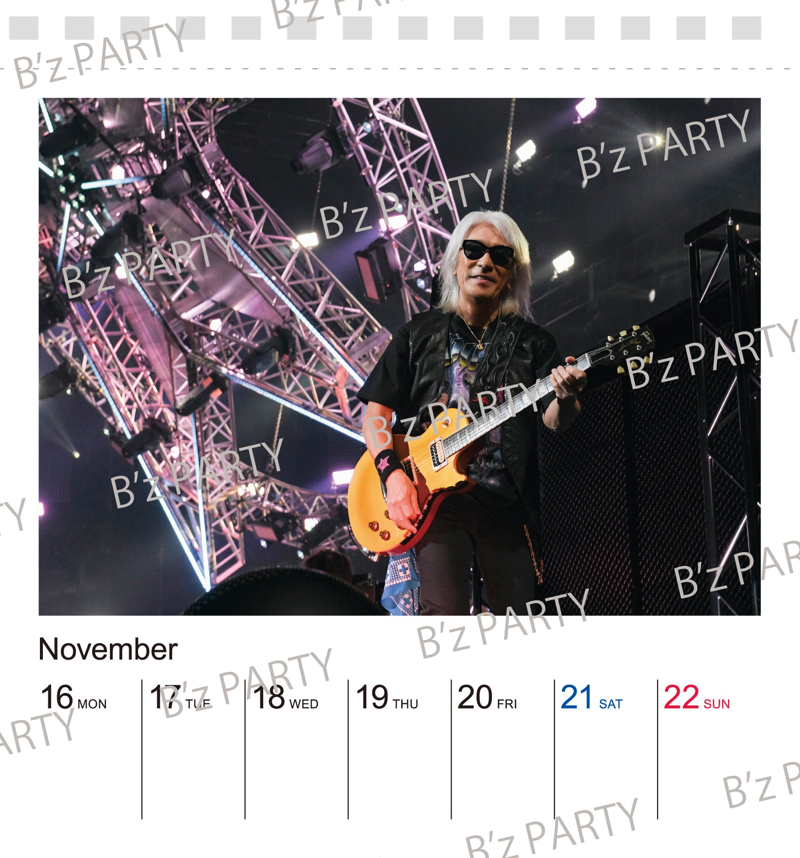 受注生産】B'zカレンダー2026（卓上・週めくり） – B'z PARTY ONLINE SHOP