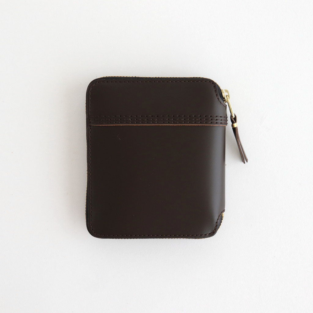 二つ折りZIP財布 - TRIPLE STITCH #Brown [8Z-S210-051] – ciacura