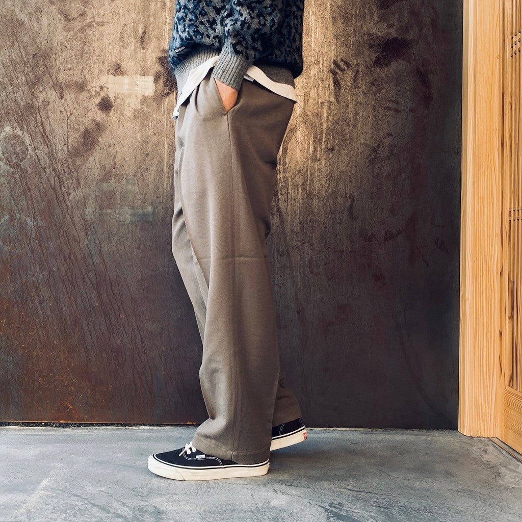 DOUBLE PLEATED CHINO TROUSERS ( TYPE-2 ) #GRAY [25FW-WMP-PT02]_