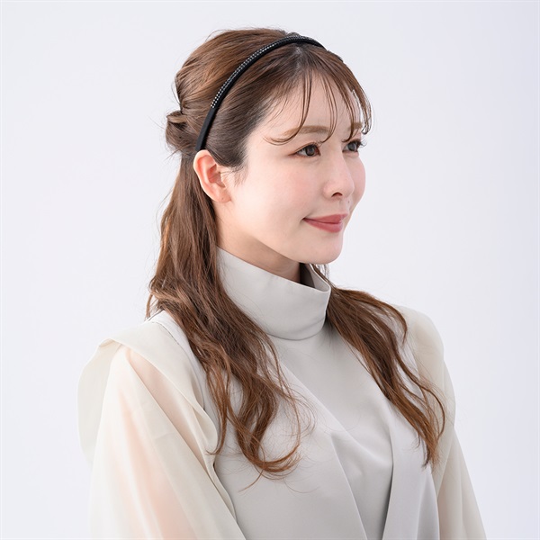 クリスタルメッシュ ヘアバンド(ブラック) | ヘアバンド | COMPLEX BIZ