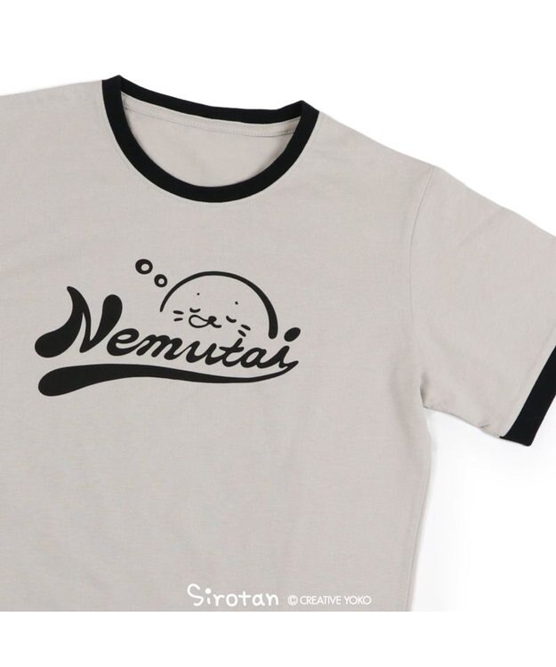しろたん Tシャツ 半袖 《Nemutai》 ユニセックス / Mother garden