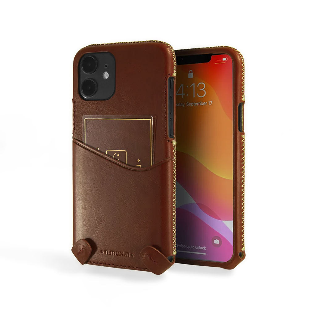 iPhone 12 mini / 12 Pro Max 本革製 クラシックレザーケース | N.MAX