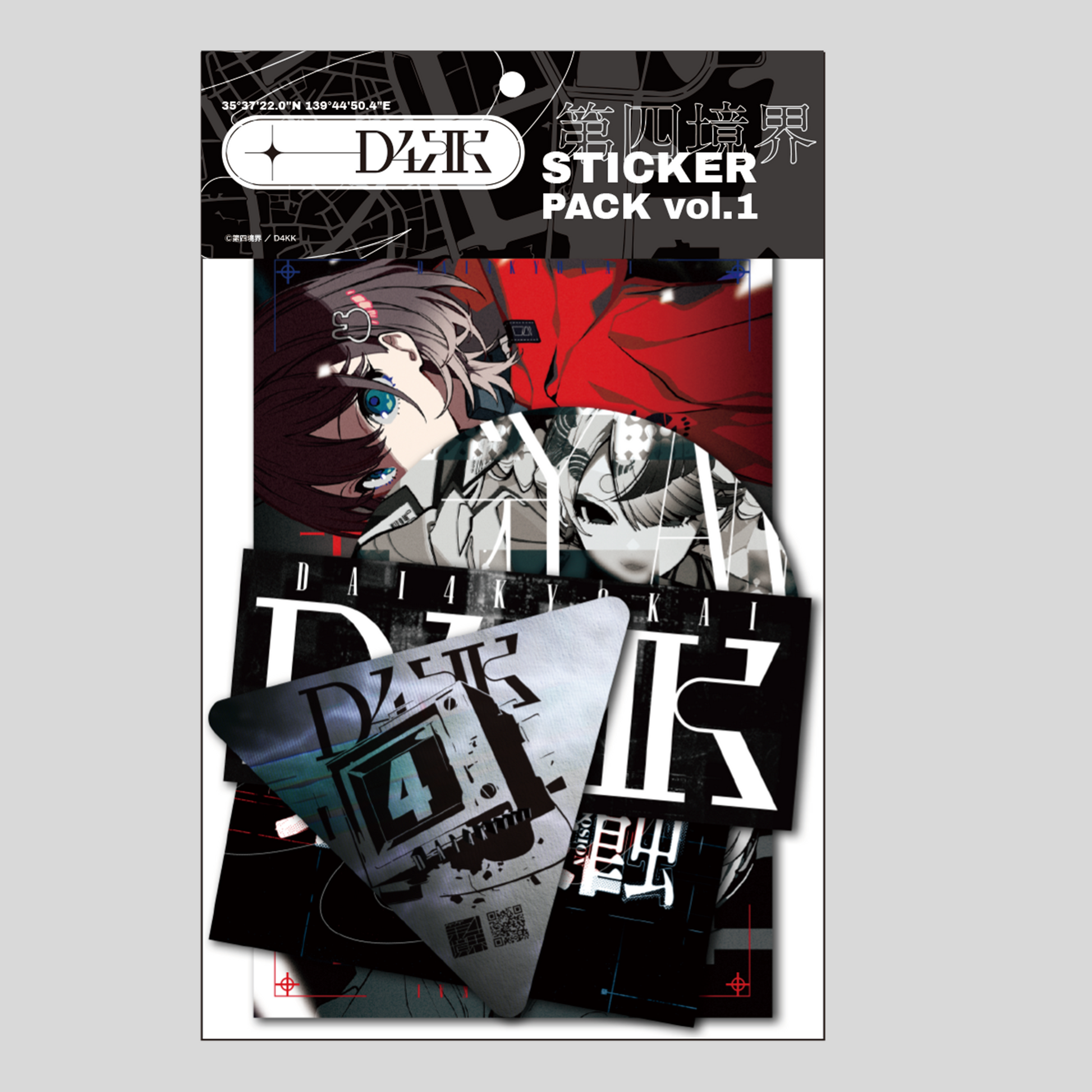 D4KK ステッカーセット Vol.1 – 第四境界 - ARG Shop