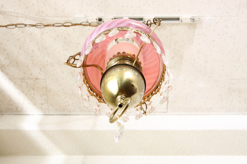 50s〜オールドフェントンFentonクランベリーオパールセントUSアンティーク