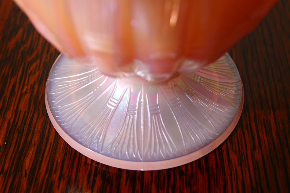 HKさま専用＞フェントン ブルーイリデセントグラス・プラムクレスト