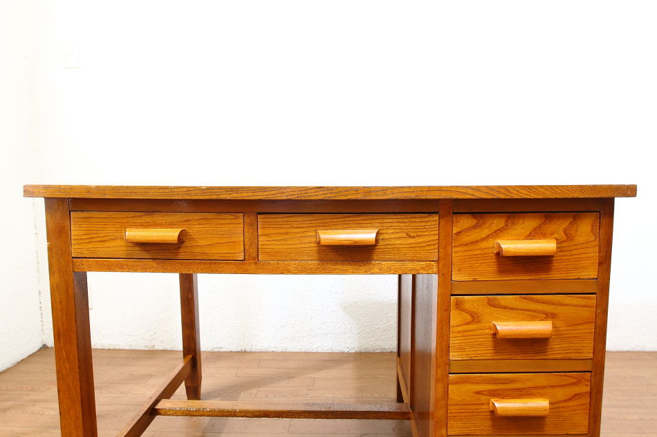 和骨董WA-COTTOO SHOWA-RETRO 片袖デスク｜アンティーク家具・照明の