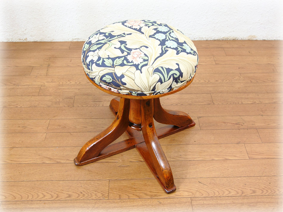 和骨董WA-COTTOO 大正ロマンTAISHO-ROMANスタイル 丸椅子MARUISU