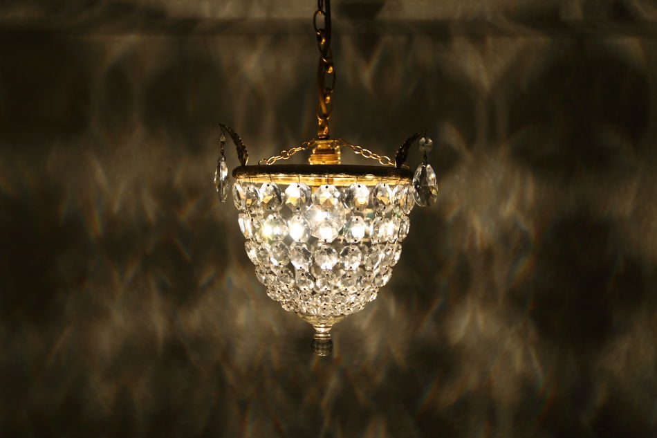 フレンチスタイル ミニシャンデリア(1灯)｜アンティーク家具・照明の