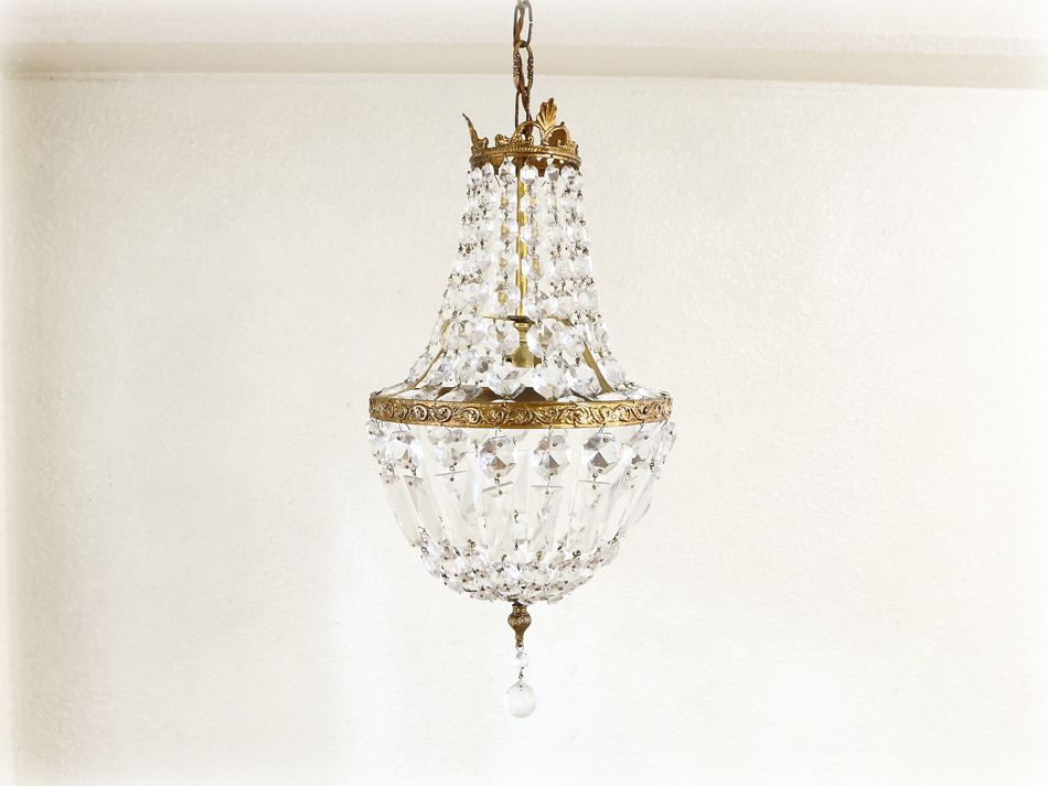 フレンチエンパイヤスタイル クリスタルシャンデリア(1灯
