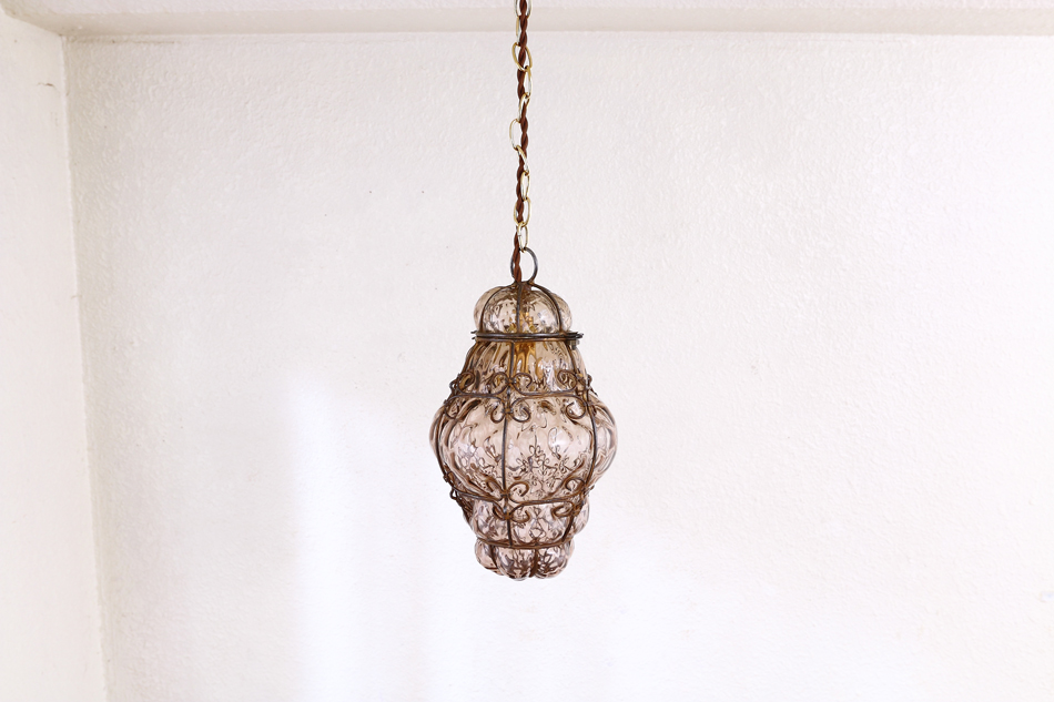 4362 オリジナーレ社□ムラーノガラス/テーブルランプ/真鍮/24万 4362