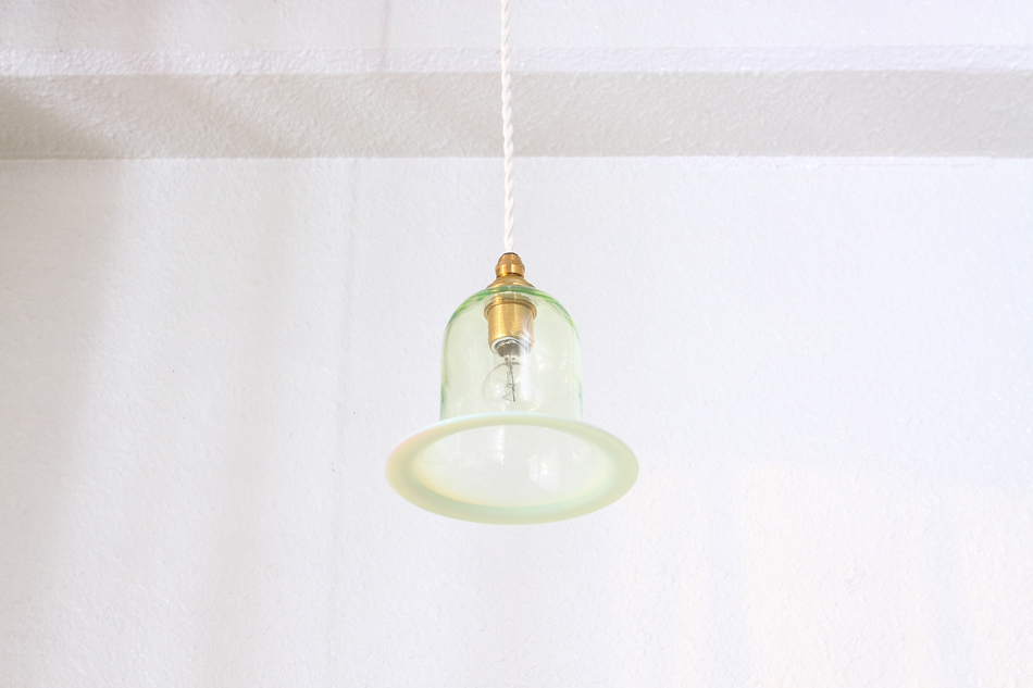 ヴァセリン/ウランガラス ペンダントランプ｜アンティーク家具・照明の