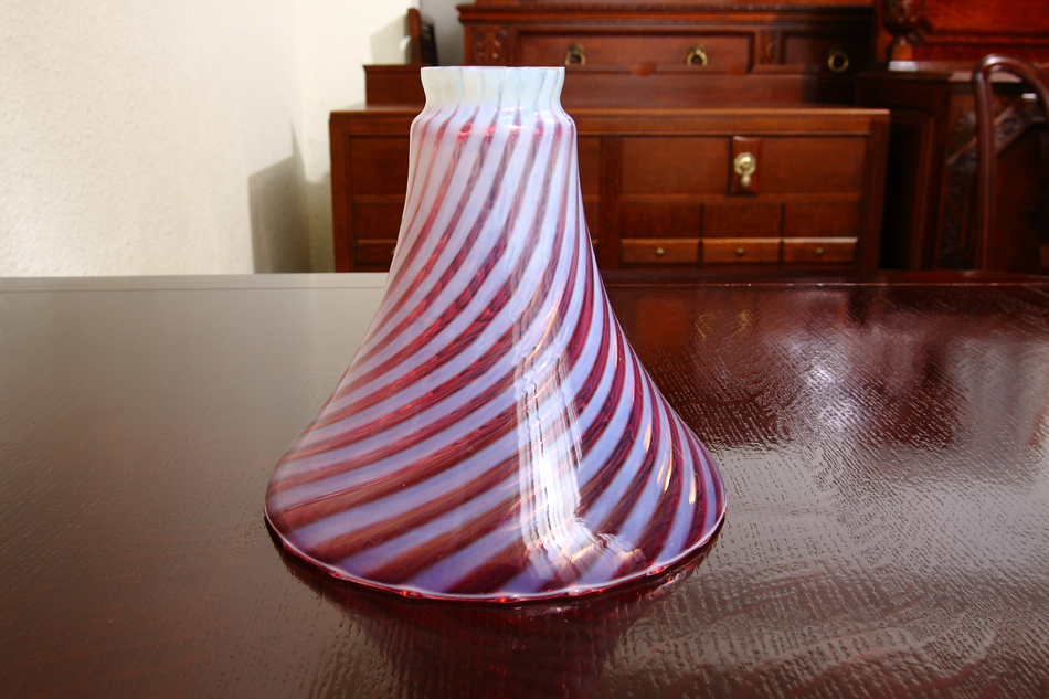 専用です） フェントン ランプシェード クランベリー ドット 専用です