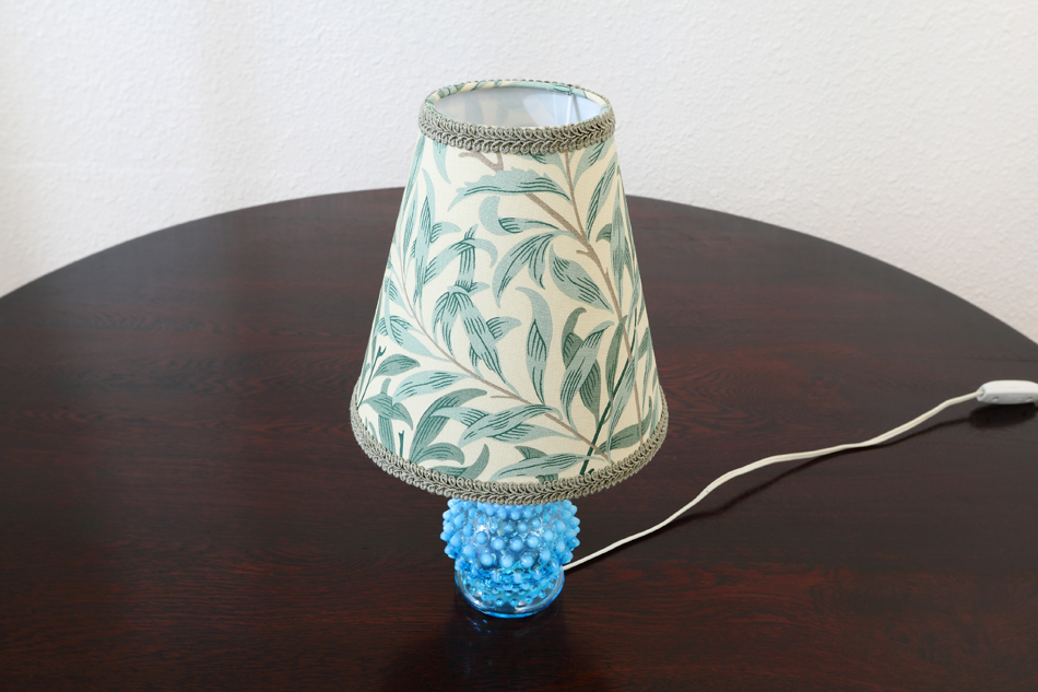 オールドフェントンFenton ブルーオパールセントホブネイルガラス