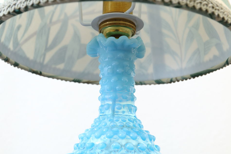 オールドフェントンFenton ブルーオパールセントホブネイルガラス