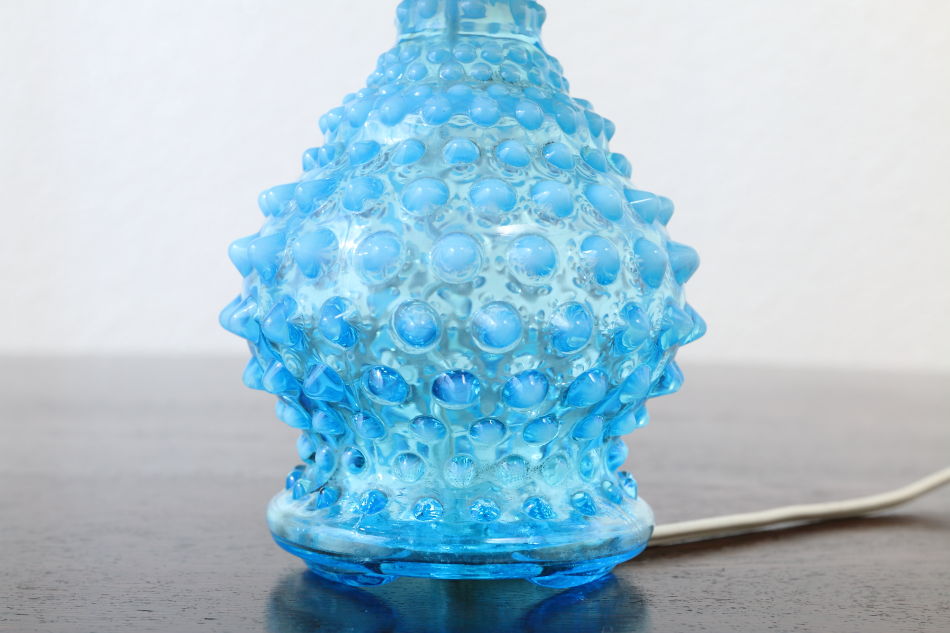 オールドフェントンFenton ブルーオパールセントホブネイルガラス