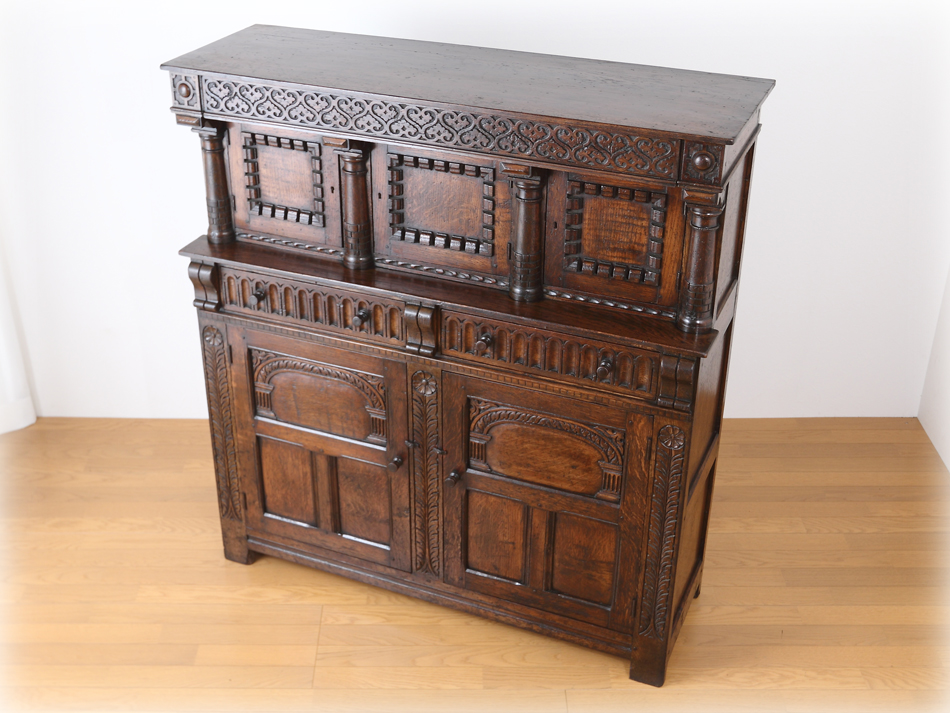 イギリス アンティーク家具 コートカップボード 781A イギリス