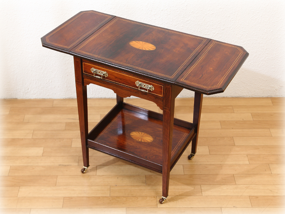 イギリス アンティーク 家具 ティー トローリー 1930年頃 614A