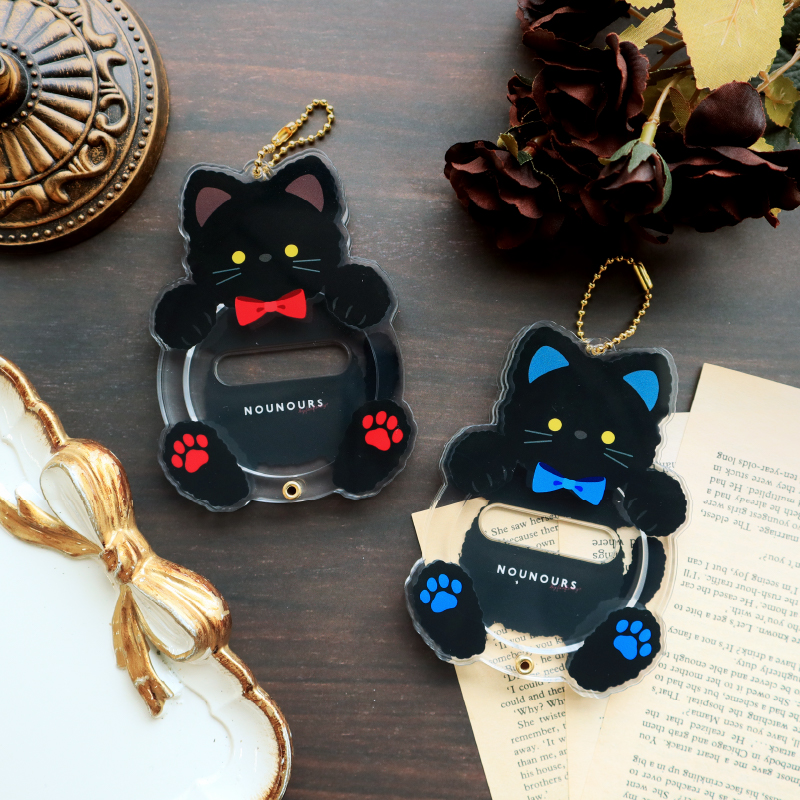 缶バッジアクリルフレーム だっこキャット グリーン| FUKUYA ONLINE