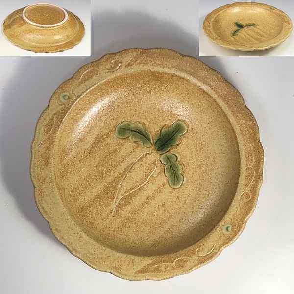 たち吉黄瀬戸野菜絵小皿 | 和食器リサイクル通販専門店フリマート