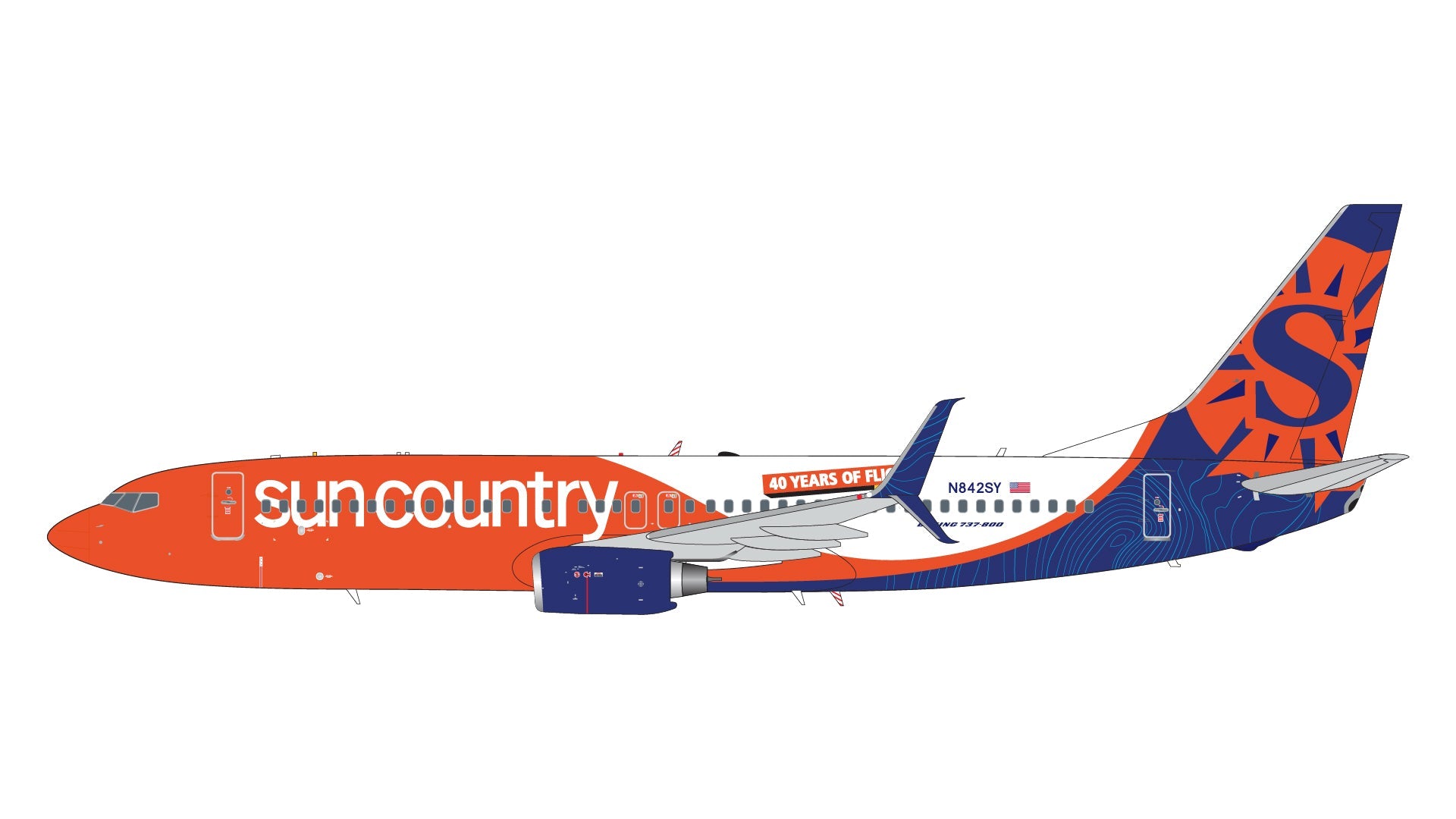 1/200 Sun Country Airlines B 737-800 