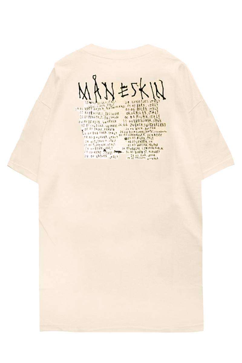 MÅNESKIN UNISEX T-SHIRT: LOUD KIDS EUROPEAN TOUR '23 (BACK PRINT