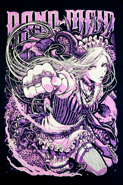 BAND-MAID KAgaMI Design MAID T-SHIRT / ロックファッション / バンド