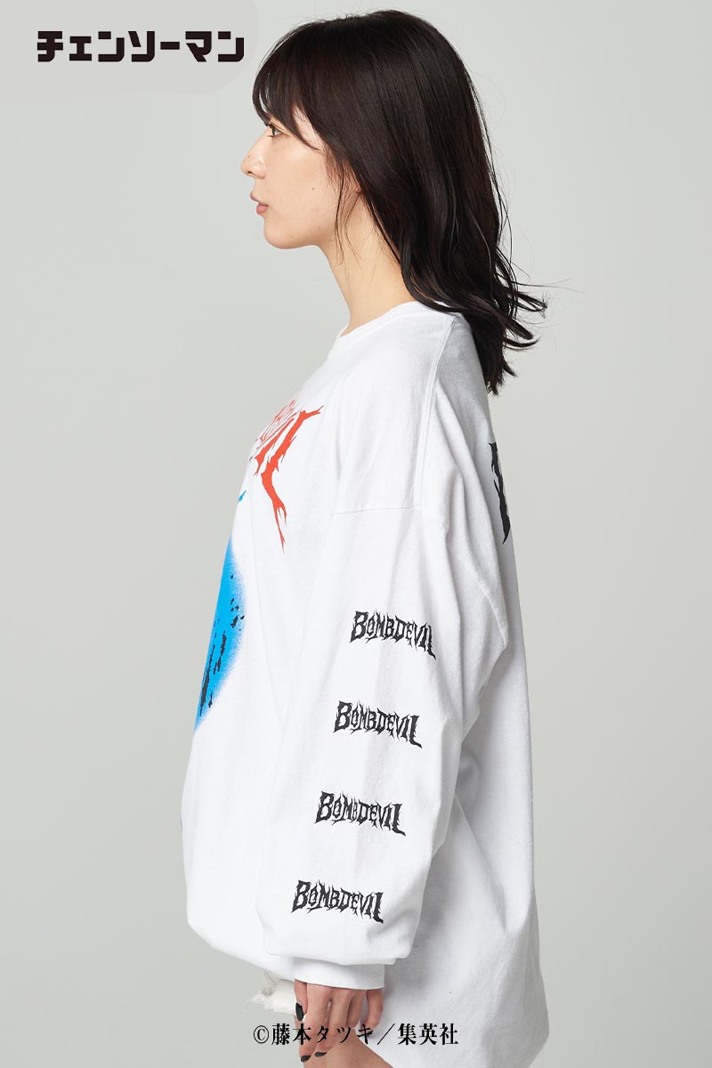 予約商品】glamb (グラム)×チェンソーマン Bomb Devil Long Sleeve T