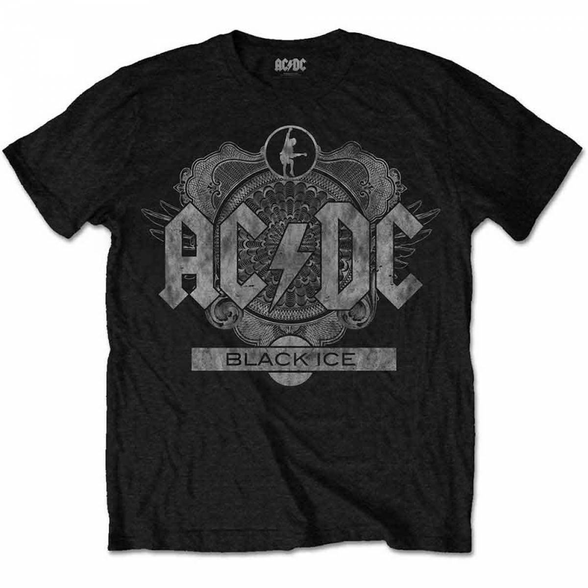 AC/DC Tシャツ L ブラック ROCK giant