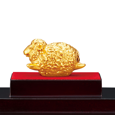 純金置物 十二支 「未」 ＜大淵光則原型作＞ | 高品質 金・プラチナ