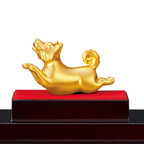 純金置物 十二支 「戌」 ＜大淵光則原型作＞ | 高品質 金・プラチナ