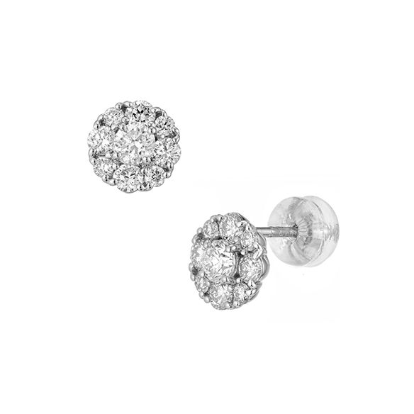 プラチナ ダイヤモンド ピアス | 高品質 金・プラチナ