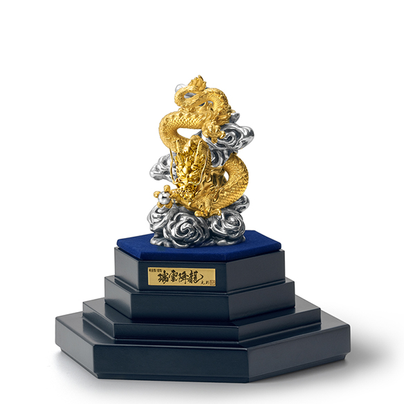 清時代金銅象雕 鎮紙 文鎮銅塗金細密細工神獣蒐集家放出(F-80)