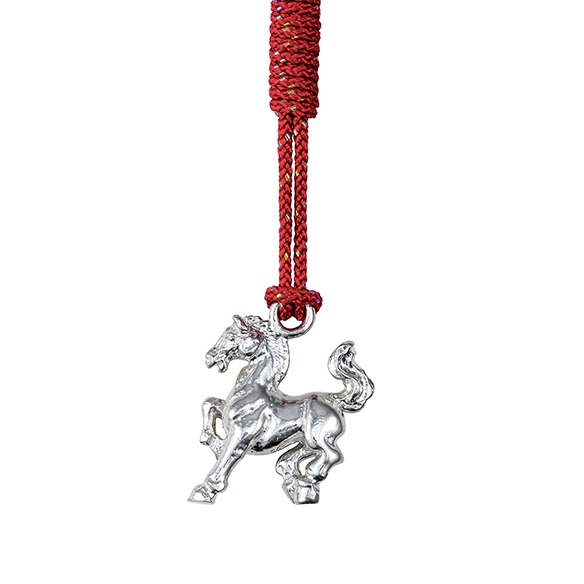 銀製根付「午」彩紙包み ＜大淵光則 原型作＞ | 高品質 金・プラチナ