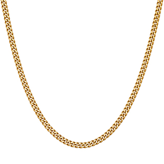 K18イエローゴールド キヘイネックレス （2面カット） 20g/60cm | 高