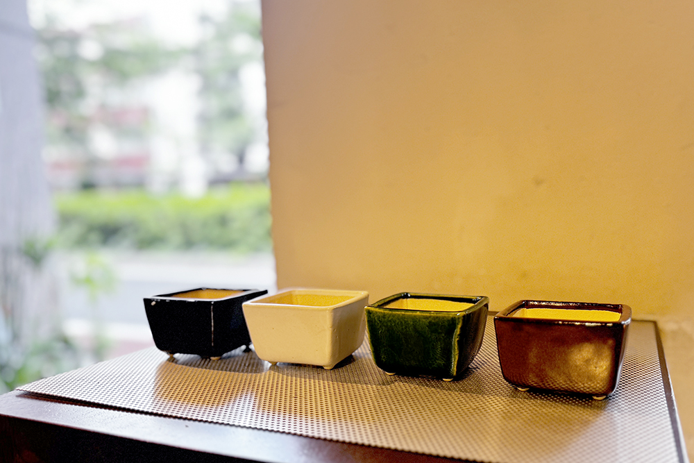 四角ミニ鉢（作家：久田 貴久） | GreenScapeオンラインストア