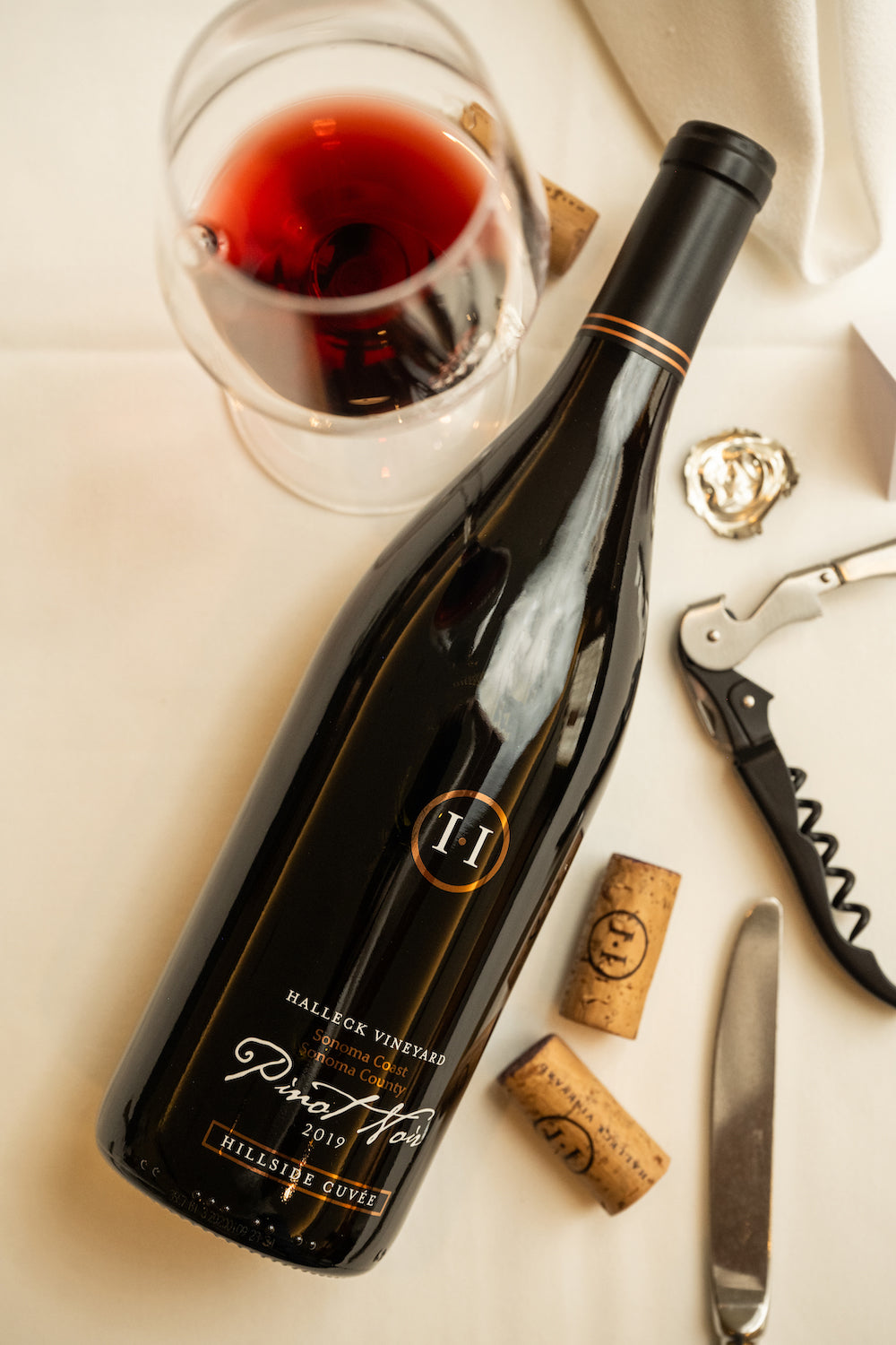 Pinot Noir Sonoma Coast Hillside Cuvee, 2019 – Halleck Vineyard