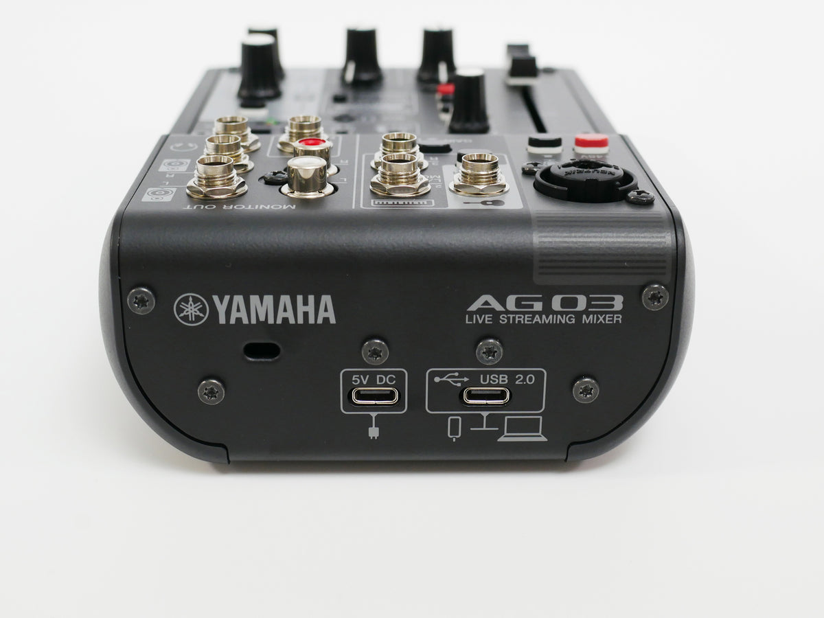 ジャンク YAMAHA AG03 ミキシングコンソール YAMAHA AG03 ミキシング