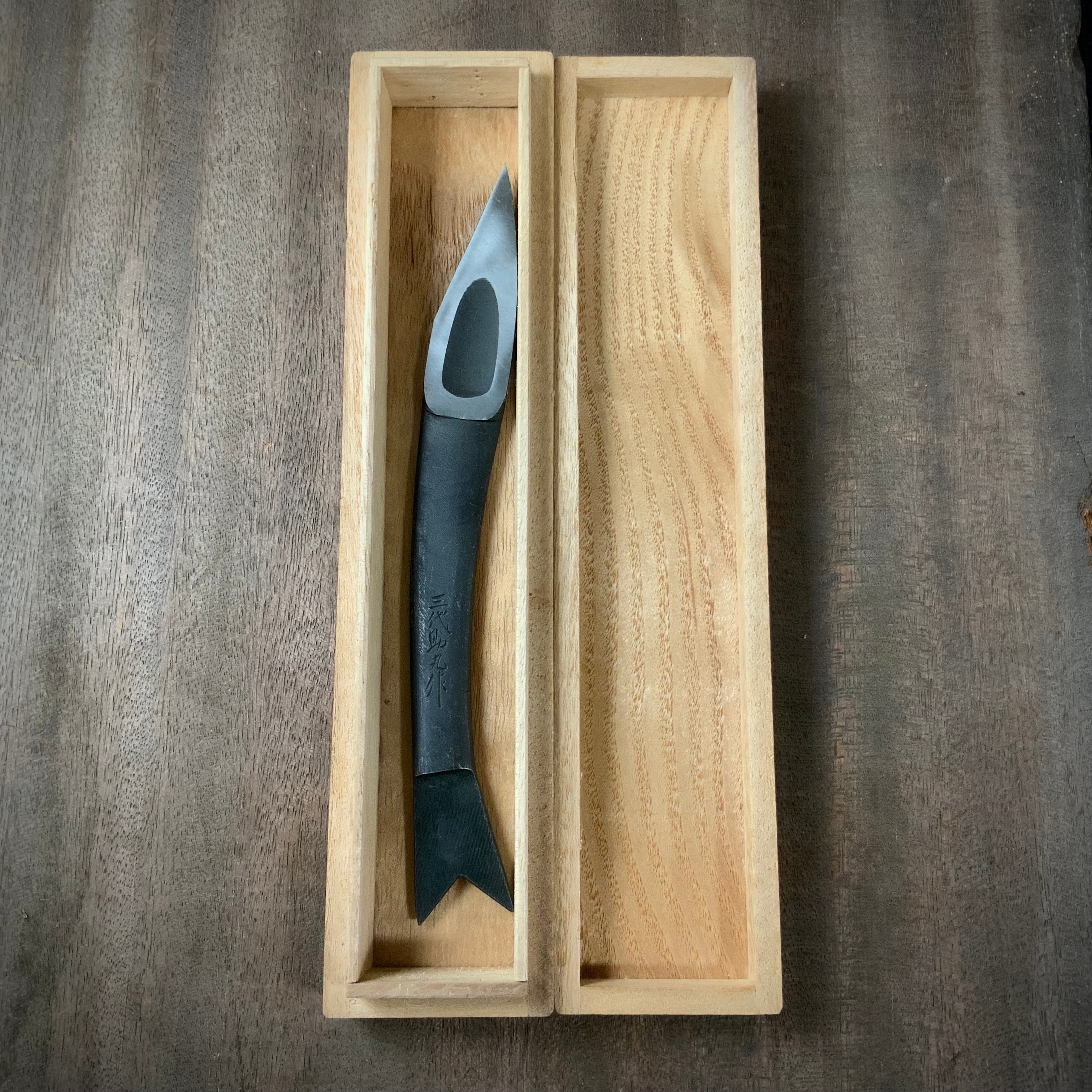 Sukemaru 3rd generation Kiridashi 碓氷金三郎 鮎 三代目助丸作