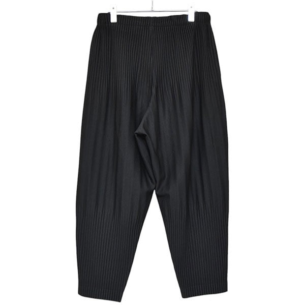 HOMME PLISSÉ ISSEY MIYAKE 黒プリーツパンツ サイズ2 HOMME PLISSÉ